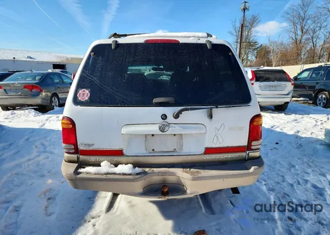 2000 Mercury Mountaineer from USA, damaged, VIN 4M2ZU86PXYUJ00720